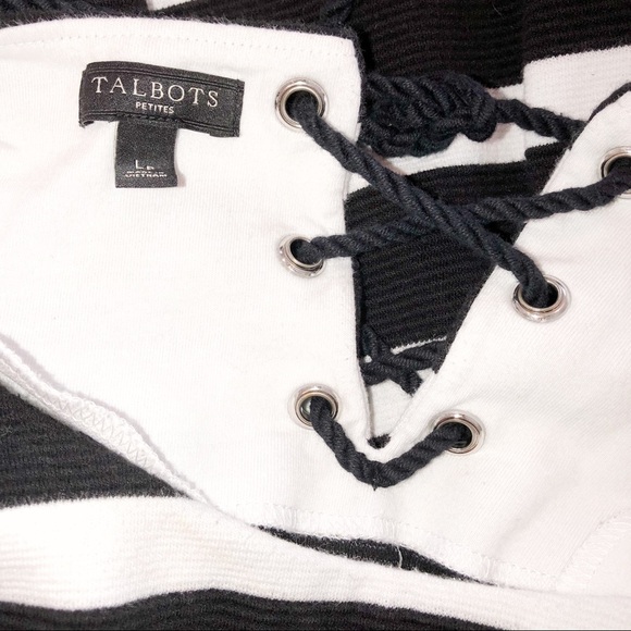 Talbots large petite striped nautical boating top - Picture 3 of 3